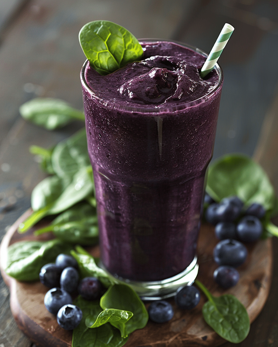 Blueberry Spinach Smoothie