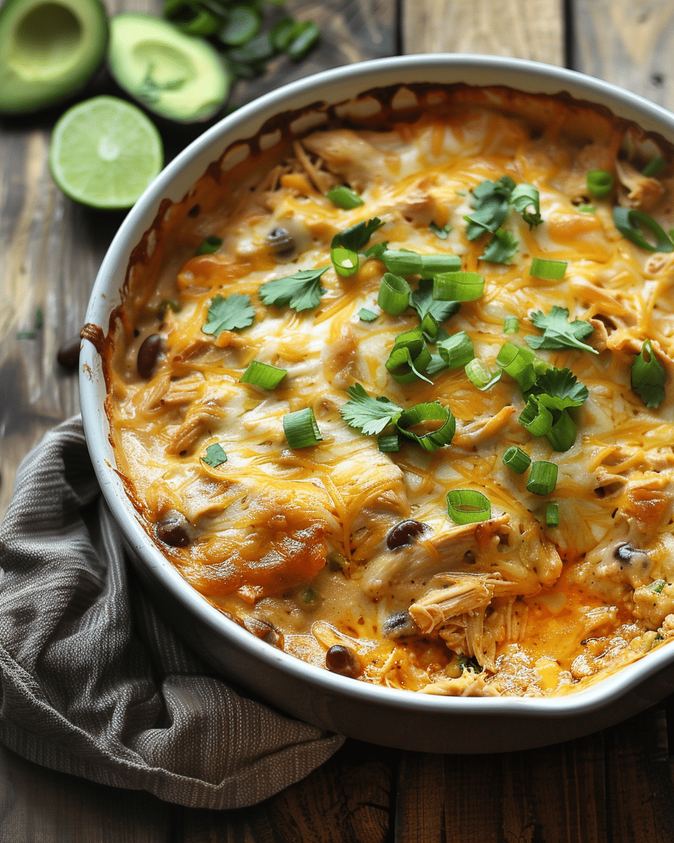 Chicken Burrito Casserole