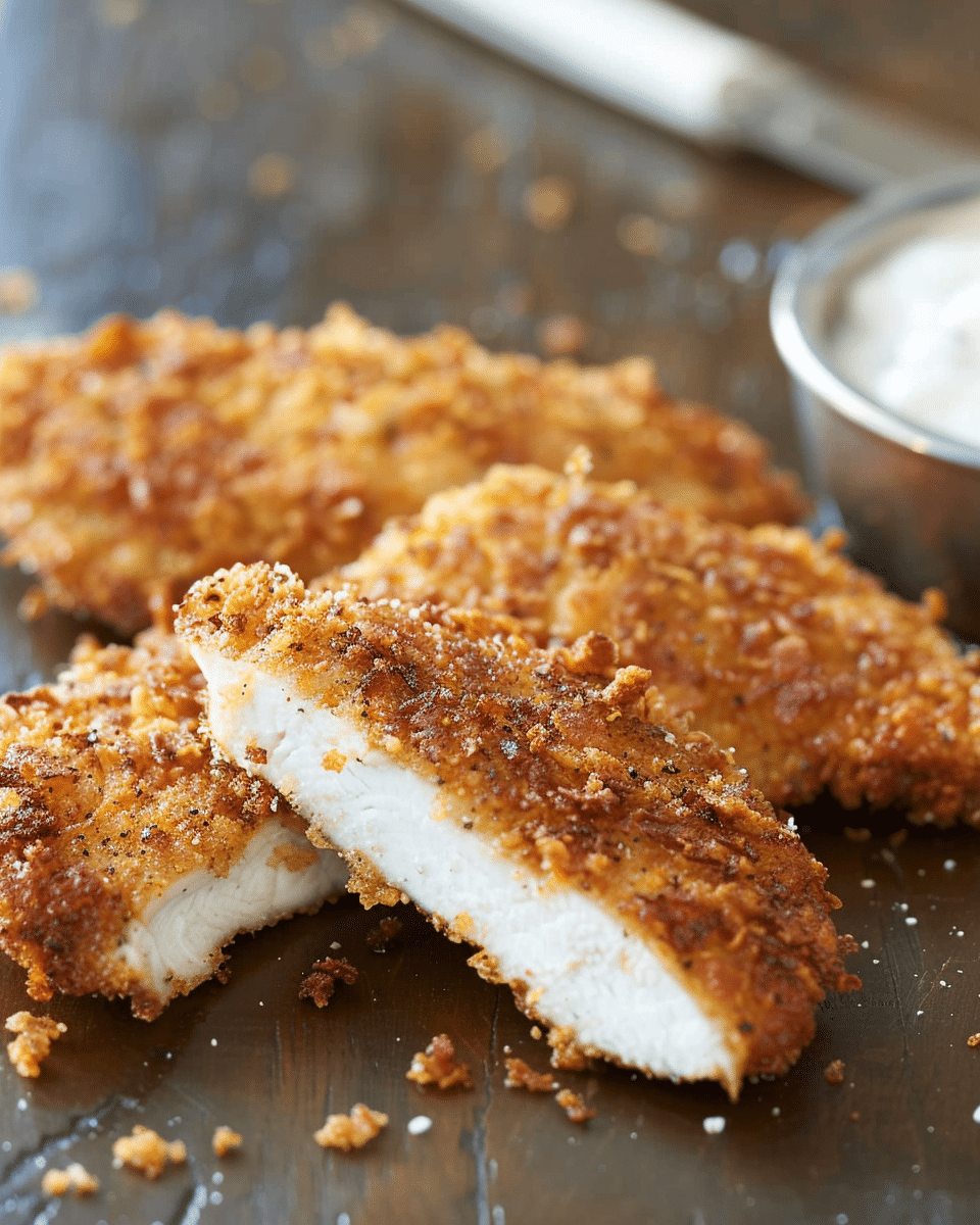 Chicken With Panko Breading