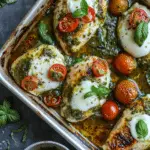 Baked Pesto Mozzarella Chicken