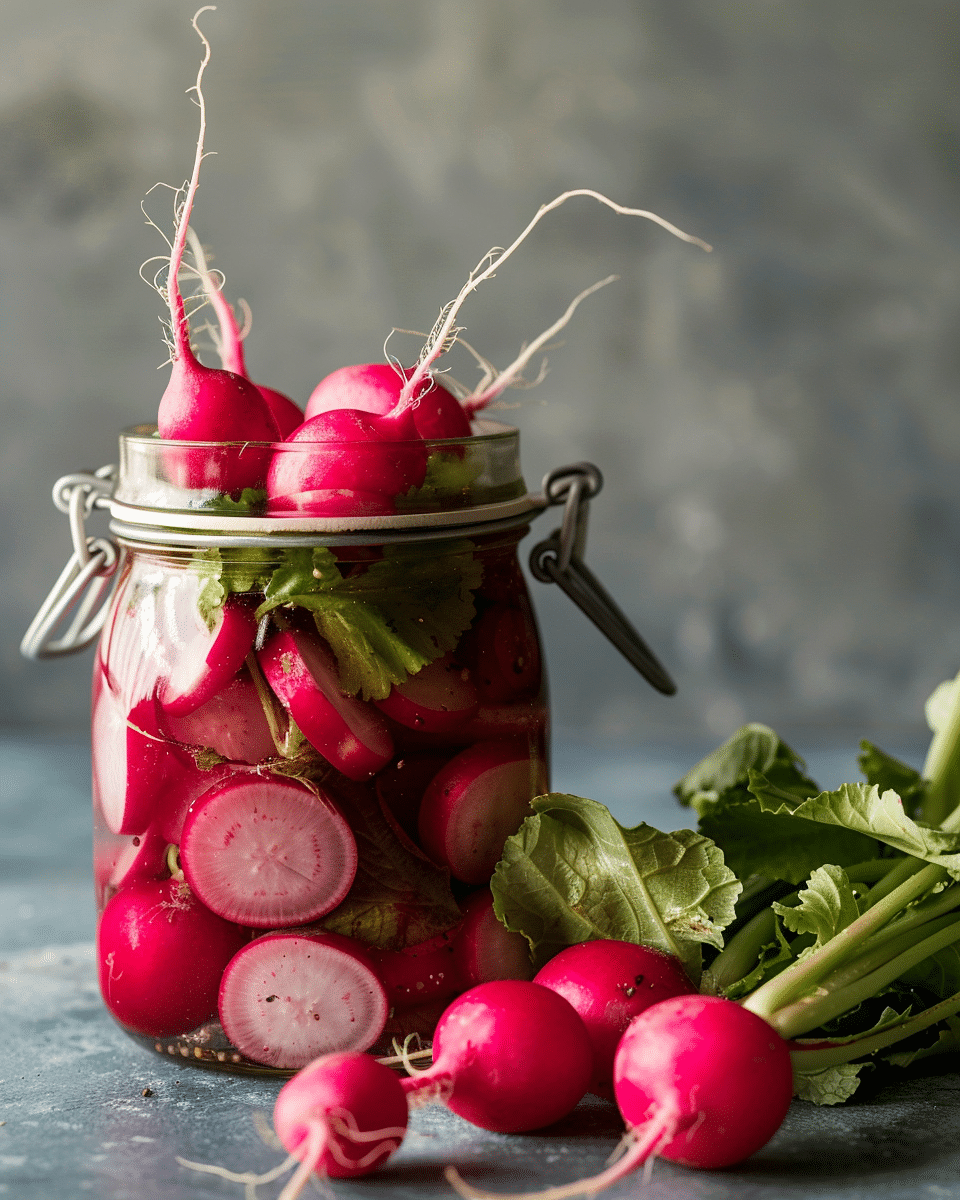 Easy Pickled Radishes