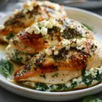 Feta and Spinach Stuffed Chicken Breasts