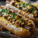 Oven Baked Chili Cheese Dogs
