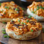 Buffalo Chicken English Muffins