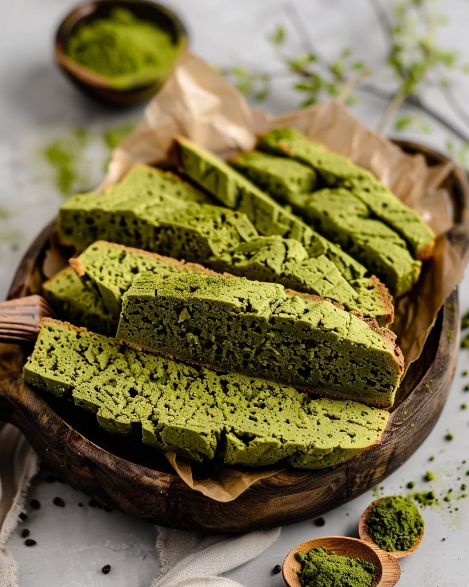 Easy Matcha Biscotti Recipe