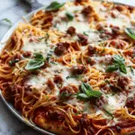 Spaghetti Pizza