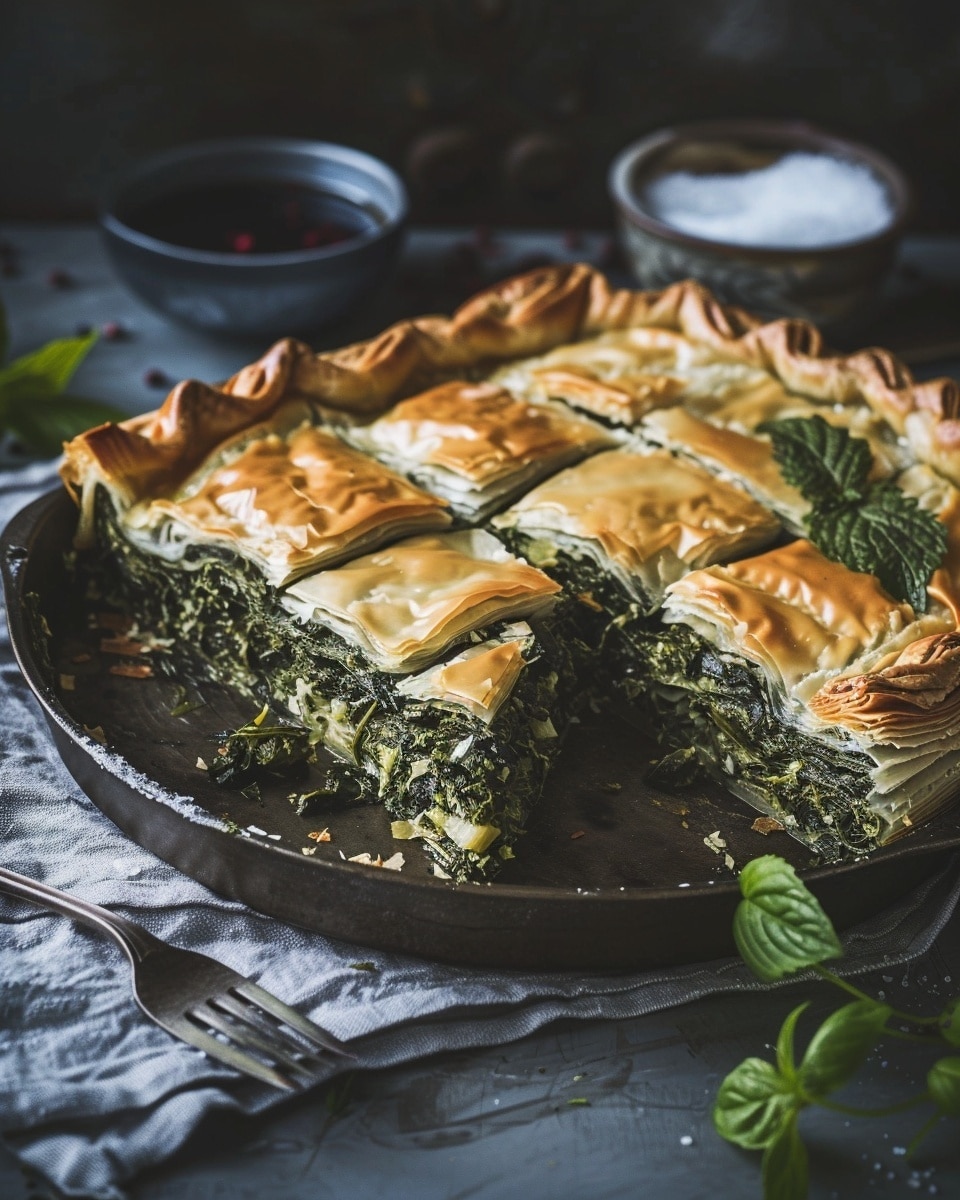 Spanakopita Greek Spinach Pie Recipe