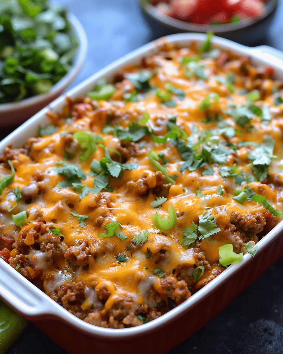 Taco Fiesta Bubble Up Casserole