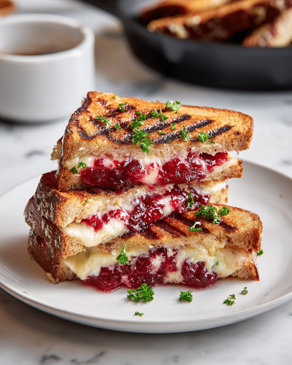 Grilled Cheese and Cranberry Sandwich Recipe