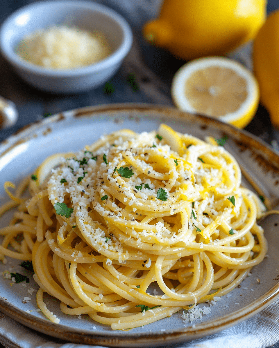 Lemon Garlic Pasta
