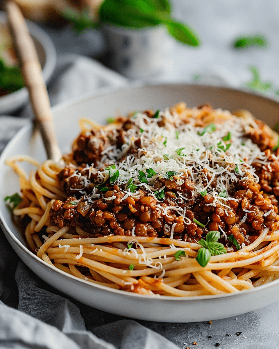 Lentil Bolognese