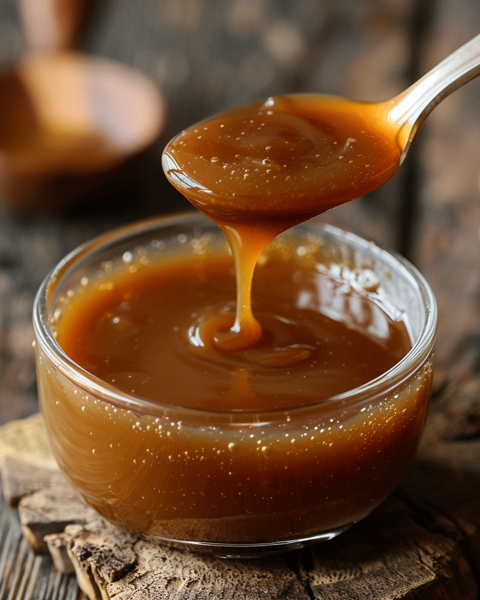 Easy Caramel Sauce with Milk