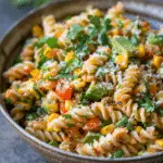 Street Corn and Olive Pasta Salad