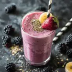 Blackberry Strawberry Banana Smoothie