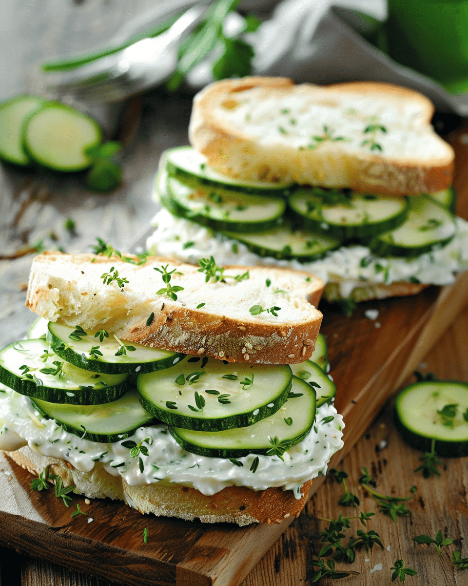 Cucumber Sandwiches Recipe