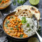 Coconut Chickpea Curry with Rice