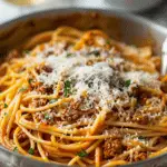 Homemade Cheesy Spaghetti