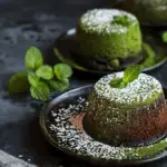 Matcha Green Tea Molten Lava Cakes