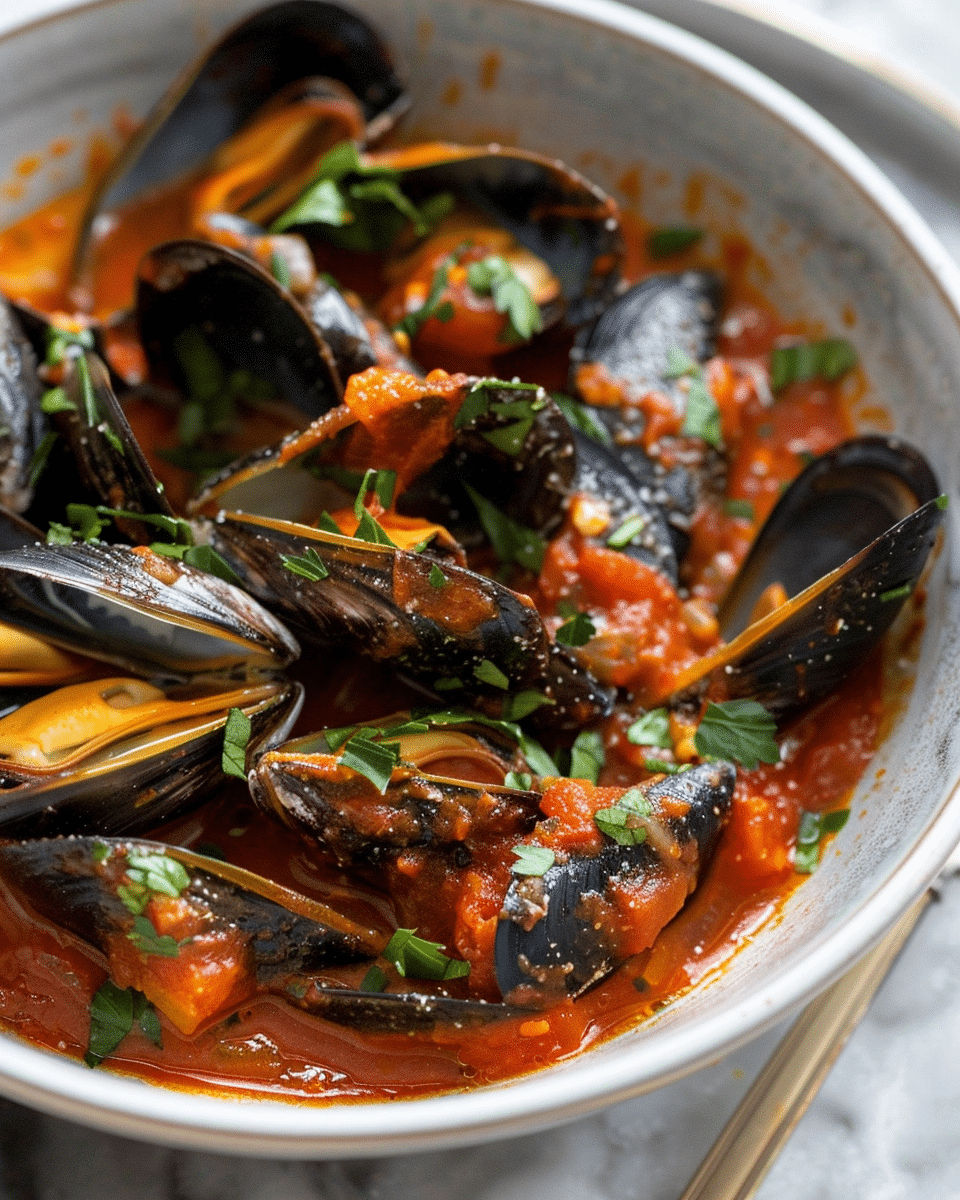 Mussels in a Spicy Tomato Sauce