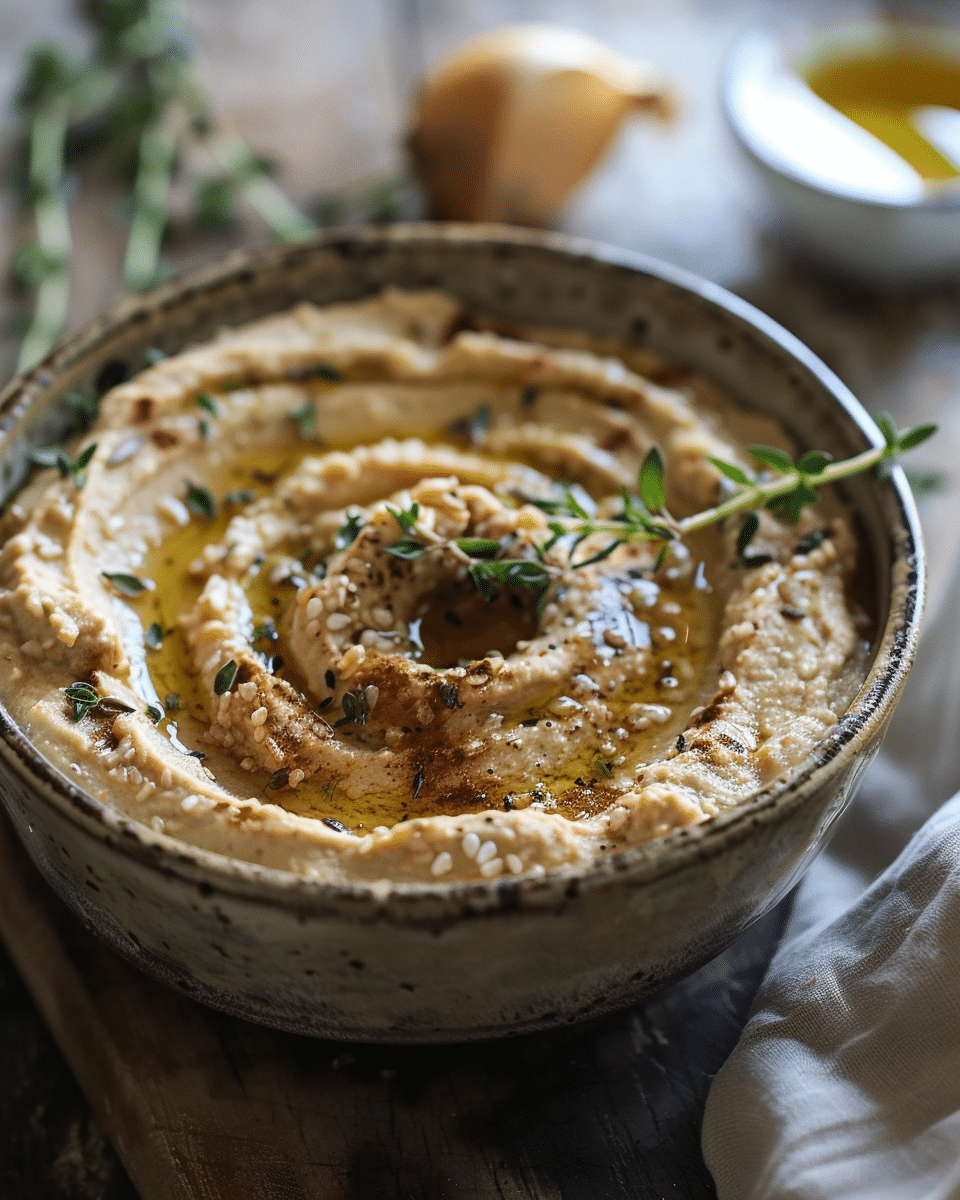 Caramelized Onion Hummus