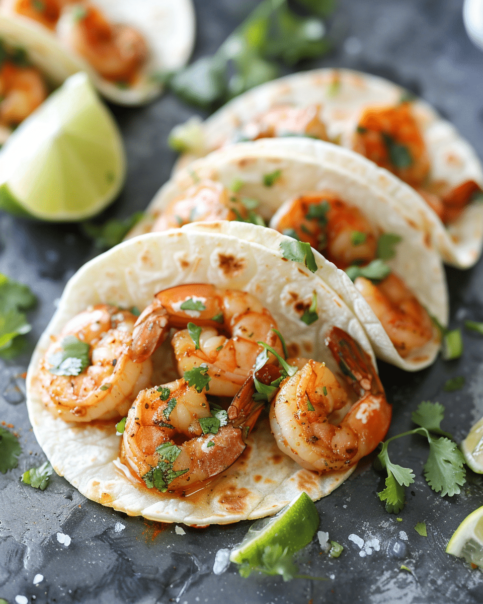 Cilantro Lime Shrimp Tacos