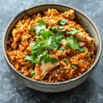 Instant Pot Salsa Chicken and Brown Rice