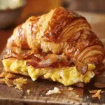Maple-Dijon Breakfast Croissant Sandwiches Recipe
