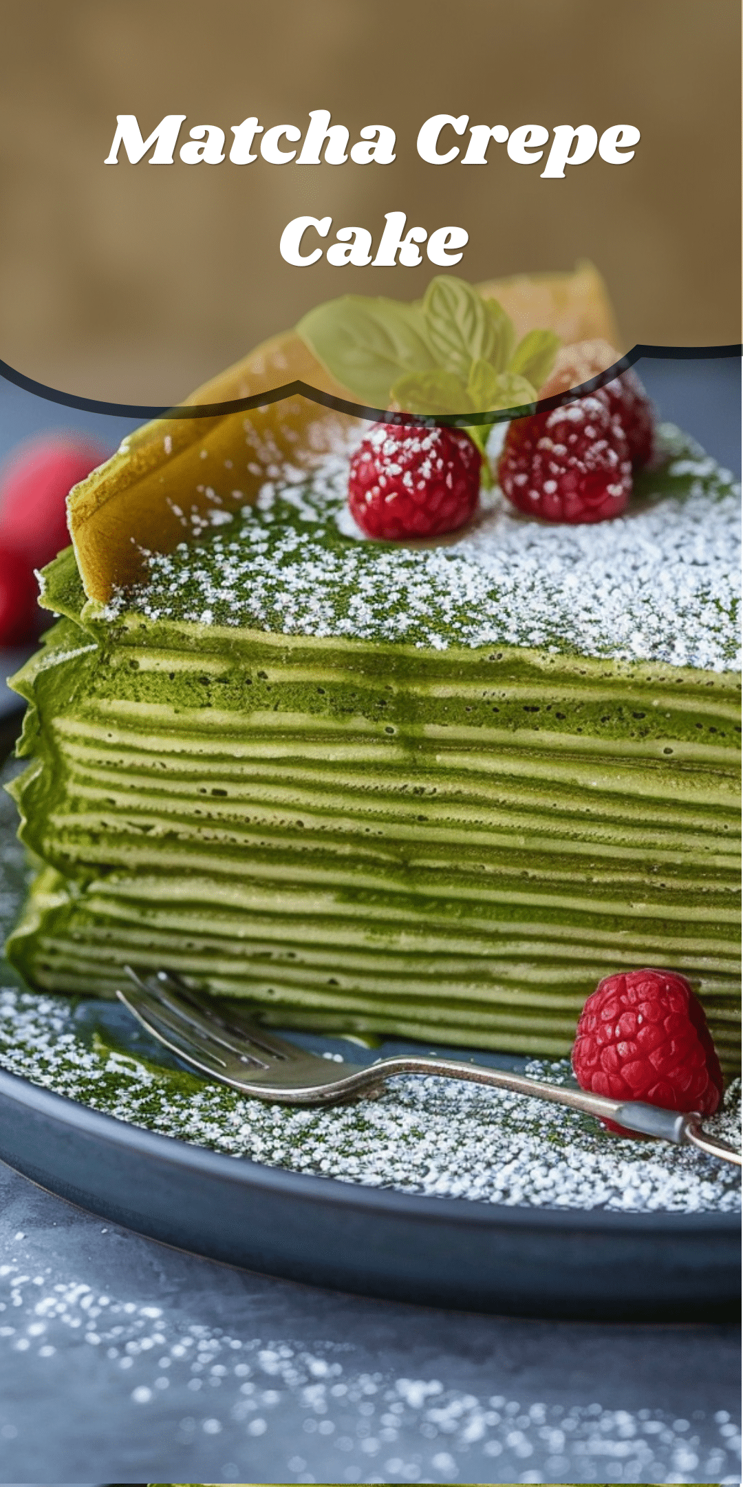 Matcha Crepe Cake