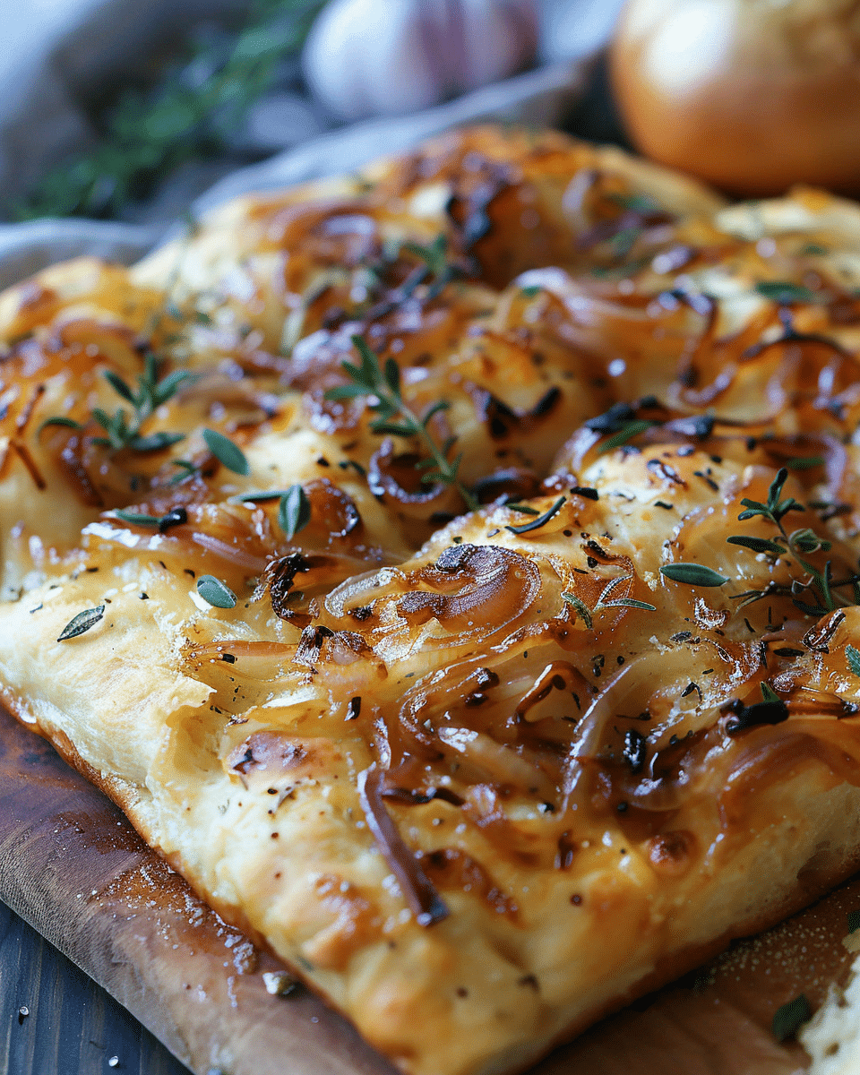 Caramelized Onion Focaccia