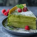 Matcha Crepe Cake