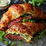 Steak and Cheese Croissants Recipe
