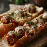 Crockpot BBQ Meatball Subs Recipe