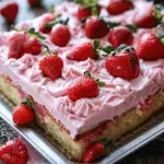 Fresh Strawberry Sheet Cake