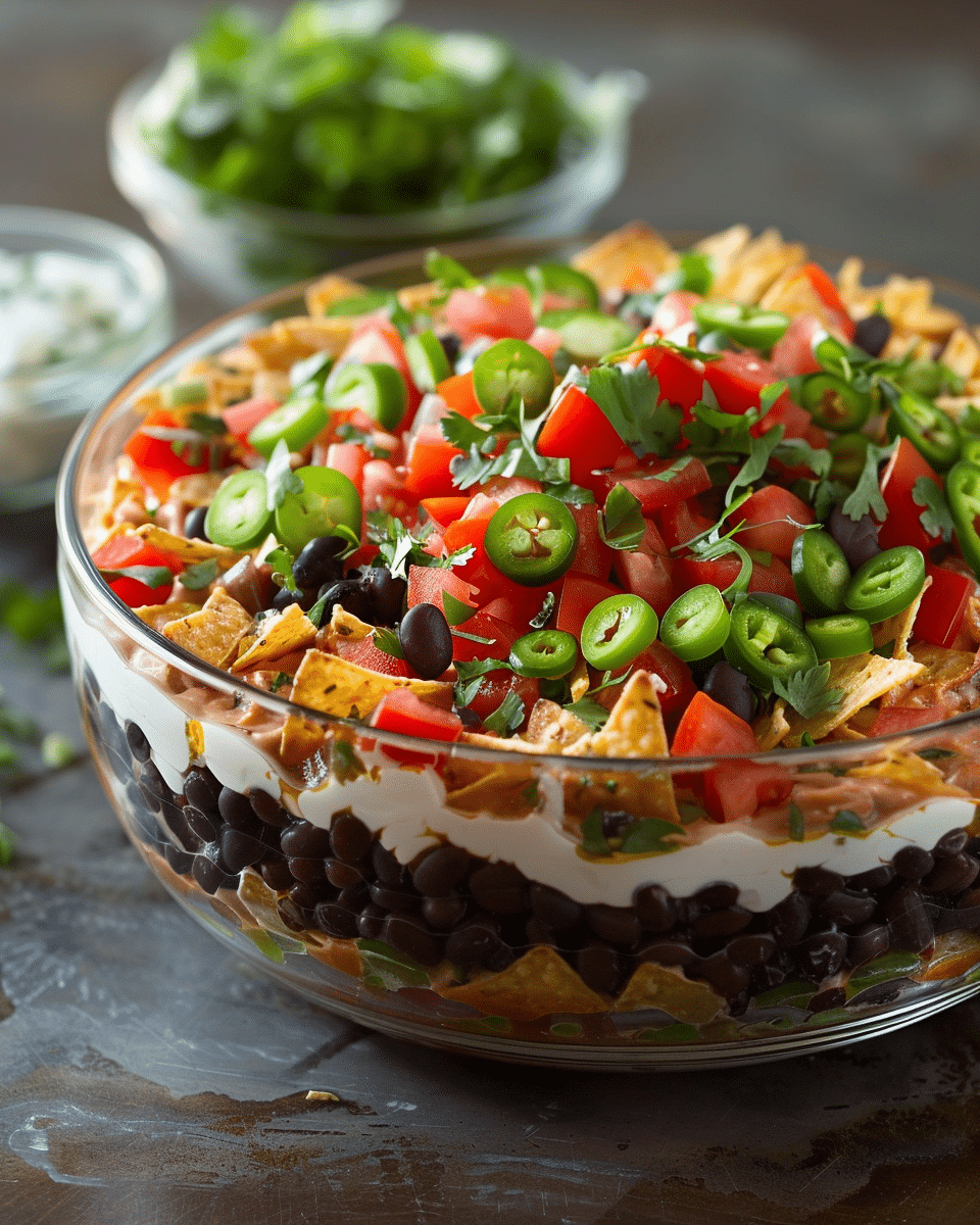 Granny's 7 Layer Dip Recipe