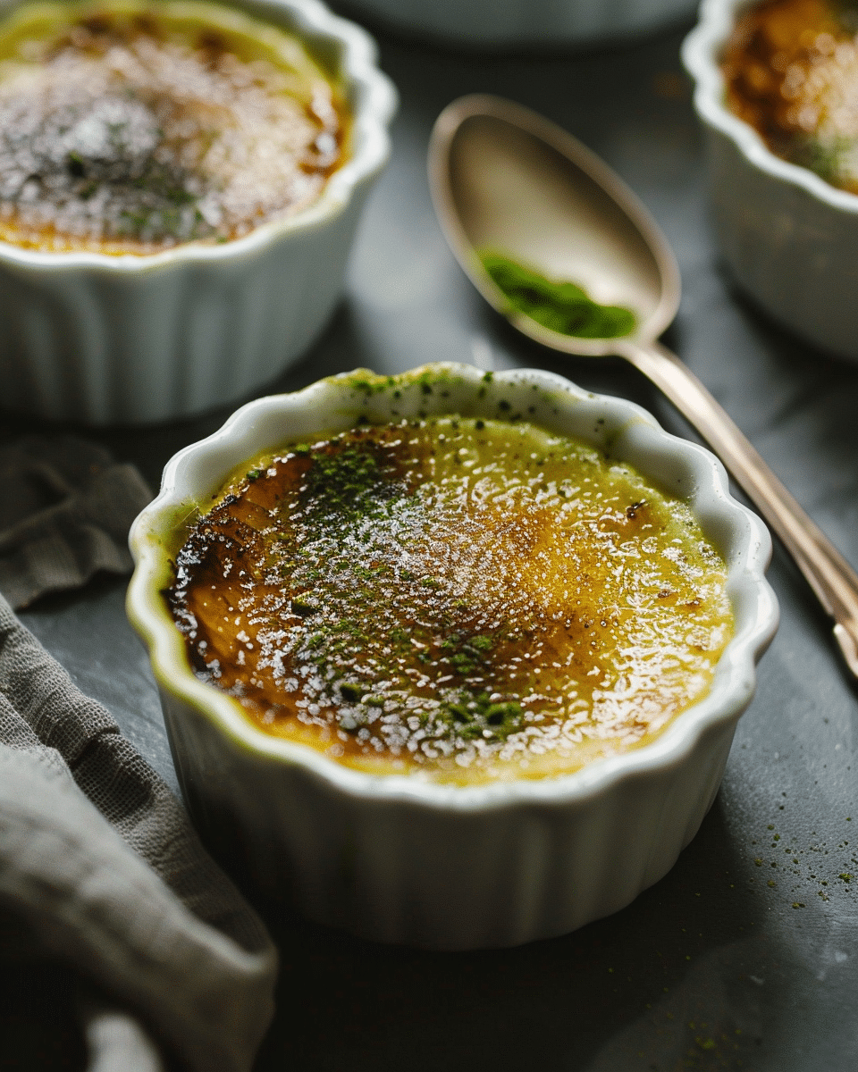Matcha Crème Brûlée