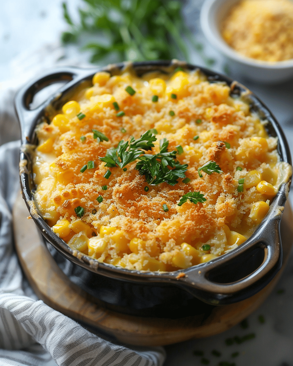 Air Fryer Corn Casserole