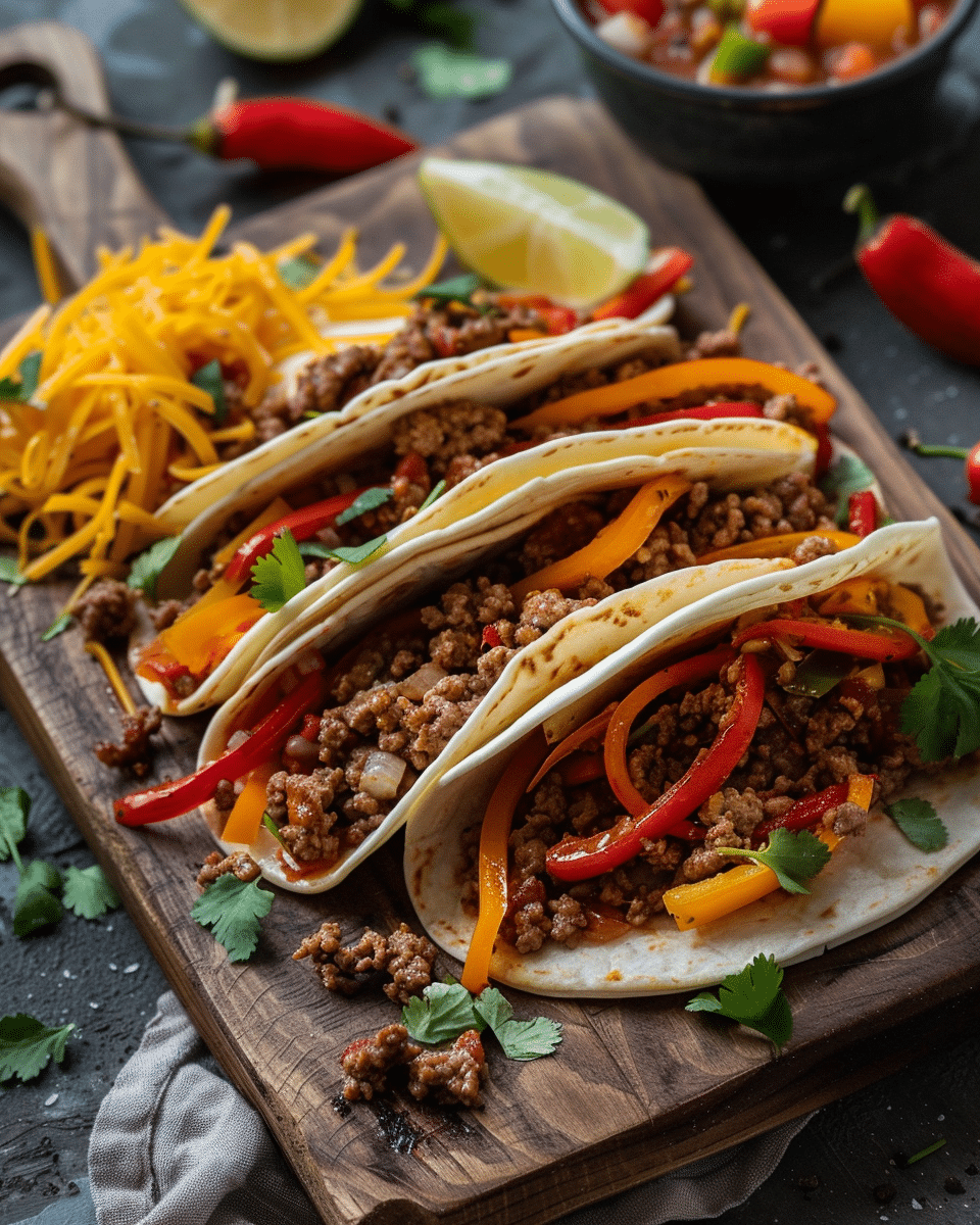 Ground Beef Fajitas