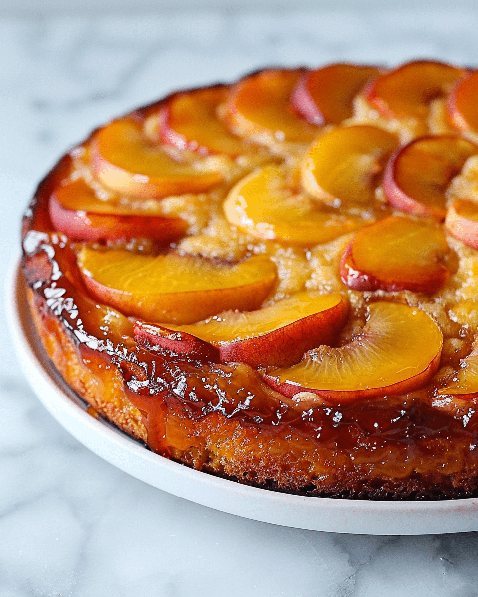 Nectarine Upside-Down Cake Recipe