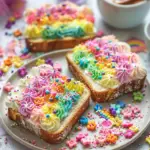 Rainbow Unicorn Toast