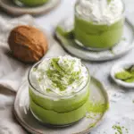 Coconut Matcha Pudding