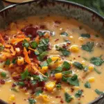 Instant Pot Chipotle Cheddar Corn Chowder