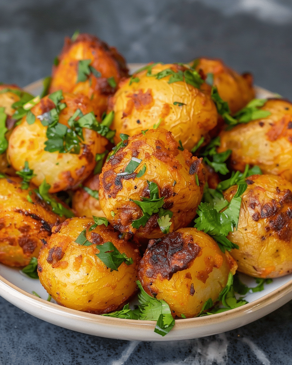 Air Fryer Bombay Potatoes Recipe