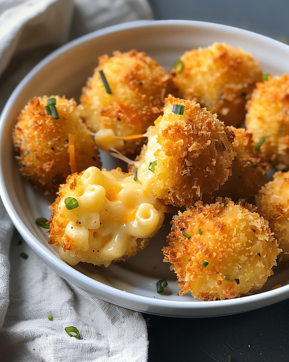 Air Fryer Mac and Cheese Balls