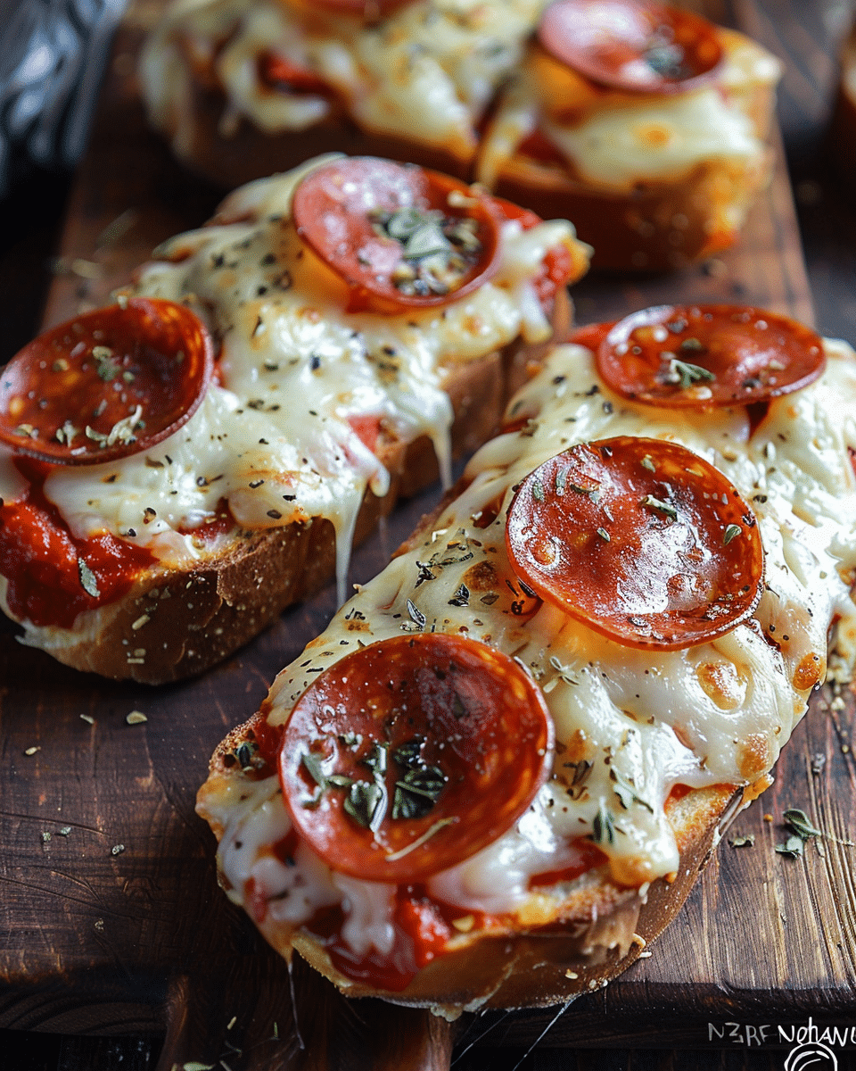 Chicken and Pepperoni Pizza Melts
