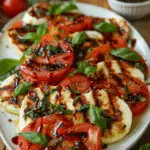 Halloumi Caprese Salad