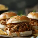 Instant Pot Pulled Chicken Sandwiches