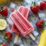 Strawberry Banana Popsicle