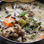 Slow Cooker Wild Rice Soup Recipe
