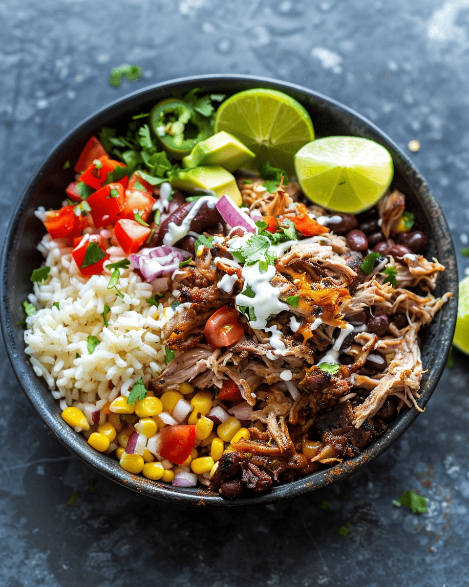Carnitas Burrito Bowl Recipe