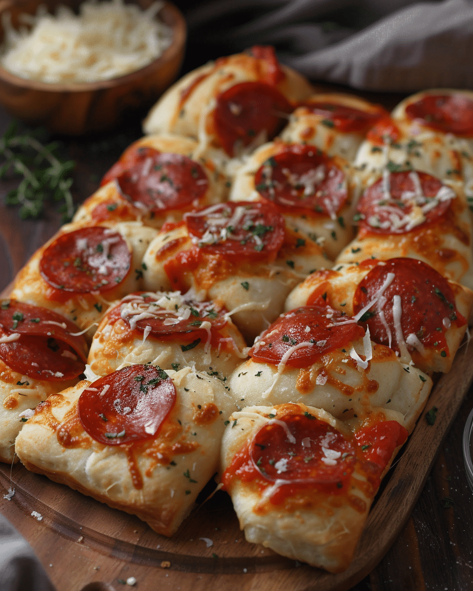 Homemade Pepperoni Pizza Rolls Recipe